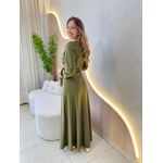 VESTIDO LONGUETE POLIANA VERDE