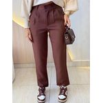 CALÇA ALFAIATARIA KAUANE MARROM