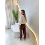 CALÇA ALFAIATARIA KAUANE MARROM