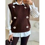 CONJUNTO CAMISA MARIA FLOR MARROM