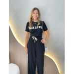 T-SHIRT MALIBU PRETO