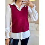 CONJUNTO CAMISA ESTELA MARSALA