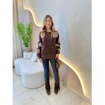 BLUSA TRICOT OLÍVIA MARROM