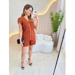 CONJUNTO SHORT DAISY TERRA COTA