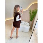 CONJUNTO SHORT DAISY MARROM