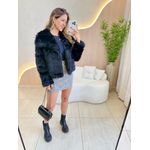 JAQUETA PELINHOS CLOE PRETO