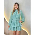 VESTIDO CURTO ISABEL VERDE