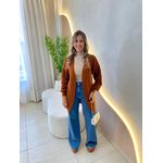 BLUSA CARDIGAN MANGA LONGA SUELEN CARAMELO