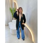 BLUSA CARDIGAN MANGA LONGA SUELEN PRETO