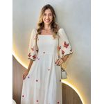 VESTIDO BETE MANGA CRU