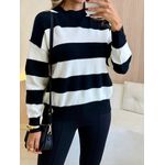 BLUSA MANGA LONGA TRICOT VITÓRIA PRETO