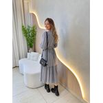 VESTIDO MIDI LELE PRETO