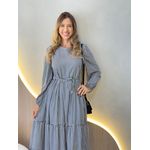 VESTIDO MIDI LELE PRETO