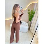 CALÇA PANTALONA ANNY MARROM