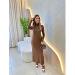 VESTIDO MANGA LONGA OHANA CAFÉ