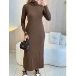 VESTIDO MANGA LONGA OHANA CAFÉ