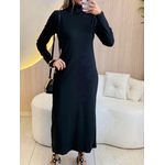 VESTIDO MANGA LONGA OHANA PRETO