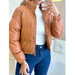 JAQUETA PUFFER ZOE CARAMELO