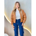JAQUETA PUFFER ZOE CARAMELO