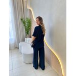 CONJUNTO CALÇA CECILIA AZUL MARINHO