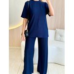 CONJUNTO CALÇA CECILIA AZUL MARINHO