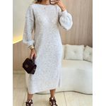 VESTIDO TRICOT MOUSSE LIVIA MESCLA