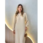 VESTIDO TRICOT MOUSSE LIVIA AREIA