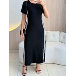 VESTIDO MIDI HELENA PRETO