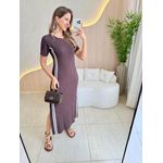VESTIDO MIDI HELENA CAFÉ