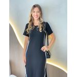 VESTIDO MIDI HELENA PRETO