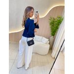 BLUSA MANGA LONGA ISIS AZUL MARINHO