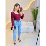 BLUSA CANELADA BIA MARSALA
