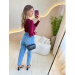 BLUSA CANELADA BIA MARSALA
