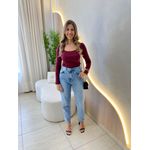 BLUSA CANELADA BIA MARSALA