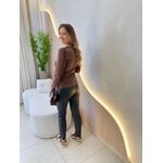 BLUSA MANGA LONGA TÉRMICA MARROM