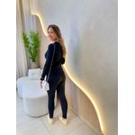 BLUSA TERMICA CANELADA PRETO