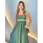 VESTIDO LONGUETE CAROLAYNE VERDE