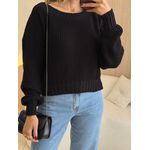BLUSA TRICOT JAQUELINE PRETO