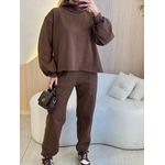CONJUNTO MOLETOM YARA CAFÉ