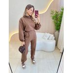CONJUNTO MOLETOM YARA CAFÉ