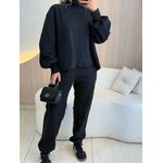 CONJUNTO MOLETOM YARA PRETO