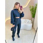 CONJUNTO MOLETOM YARA PRETO