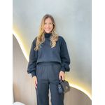 CONJUNTO MOLETOM YARA PRETO