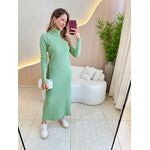 VESTIDO MANGA LONGA OHANA VERDE