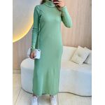 VESTIDO MANGA LONGA OHANA VERDE