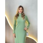 VESTIDO MANGA LONGA OHANA VERDE