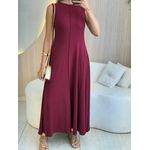 VESTIDO YASMIN CANELADO MARSALA