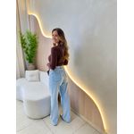 BLUSA CROPPED DRIKA MARROM