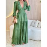 VESTIDO LONGO MARINA VERDE