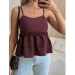 BLUSA CAMILA MARROM
